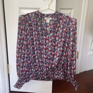 Rachel Zoe boho floral top SZ SM